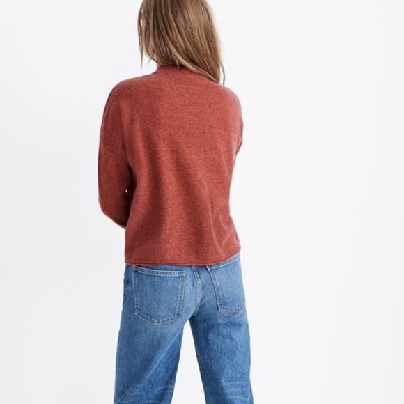 Madewell 100% Cashmere Mockneck Sweater - Picture 3 of 16